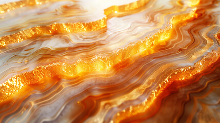 golden wave-like abstract background, marble, gradient, shine, glitter, - obrazy, fototapety, plakaty