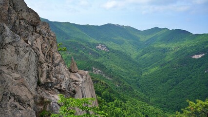 Summer landscape of Mt. Gaji in Miryang, Korea