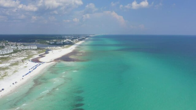 Aerial Ocean Beachfront