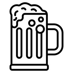 Beer Mug Icon Element For Design
