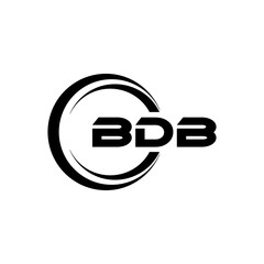 BDB Logo Design, Inspiration for a Unique Identity. Modern Elegance and Creative Design. Watermark Your Success with the Striking this Logo.