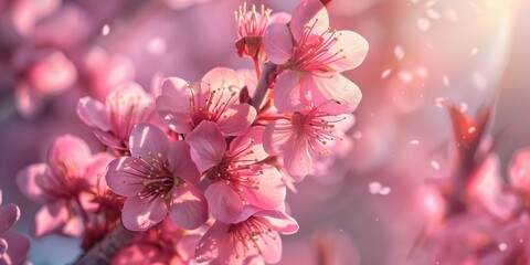 photorealism of cherry blossom delight 