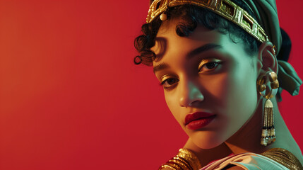 regal elegance in red