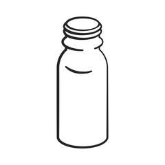 Glass bottle in vector illustration - 755369775