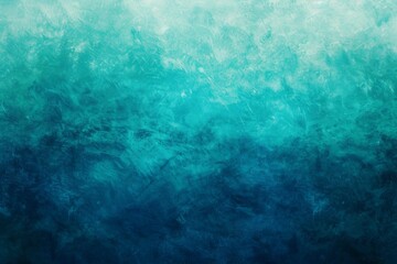 Fototapeta na wymiar A radiant gradient that transitions from a bright turquoise to a deep teal, suggesting the depths of the ocean