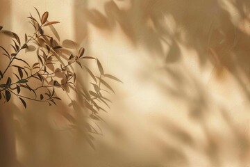 A soothing gradient from an earthy brown to a creamy beige, suggesting warmth and natural simplicity