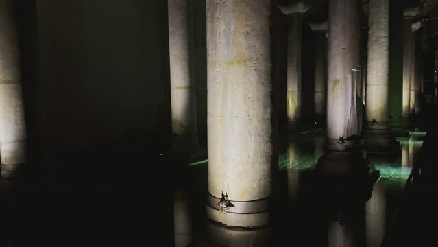 Basilica Cistern in Istanbul Turkiye