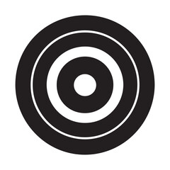 Archery Target Icon Vector. White background design.