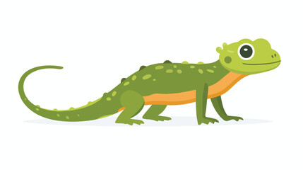 A Sweet Little Lizard Icon flat vector 