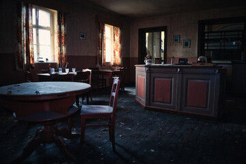 Old Abandoned Restaurant - - Verlassener Ort - Beatiful Decay - Verlassener Ort - Urbex / Urbexing - Lost Place - Artwork - Creepy - High quality photo