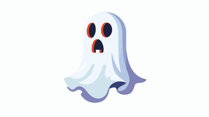 ghost icon logo flat vector isolated on white background