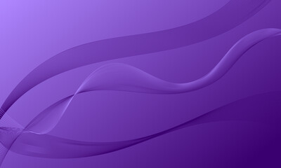 violet lines wave curves on gradient abstract background
