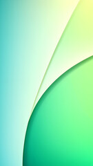 abstract background with soft gradients and curved lines in green colors
