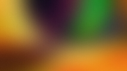 Purple, green and yellow grainy gradient background, modern blurred color noise texture for your banner design