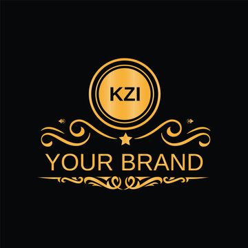 Creative letter KZI monogram for business logo design template
