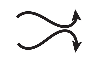 flexible line icon on white