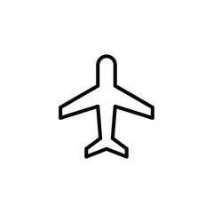 airplane icon vector