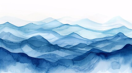 Colorful water waves illustration with abstract texture.