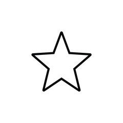 Star icon vector