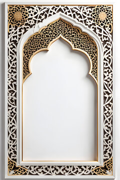 Ramadan Frame Border, Islamic Border Frame Copy Space Area