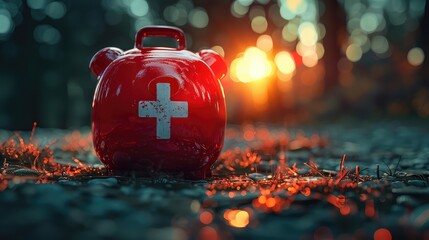 Emergency Fund, Highlight the importance of maintaining an emergency fund for unexpected expenses or financial emergencies - obrazy, fototapety, plakaty