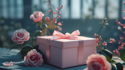 Present Internet box valentin motherday, generative ai