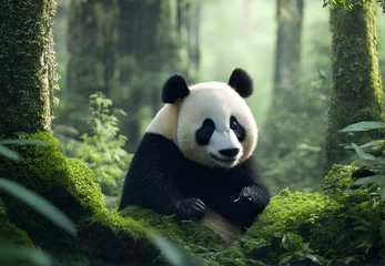  Giant panda, the giant panda is Endangered species © eartist85
