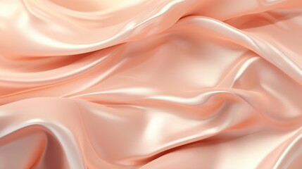 Fototapeta premium Close up of pink satin fabric, ideal for backgrounds or texture designs
