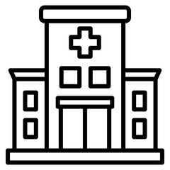 Hospital Icon For Design Element