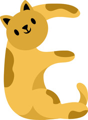 Cat Letter Alphabet Vector E