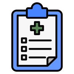 Fototapeta premium Medical Chart Icon For Design Element