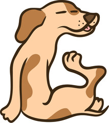 Dog Letter Alphabet Vector G