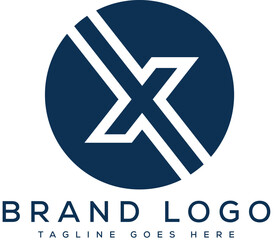 Obraz premium letter X logo design vector template design for brand.