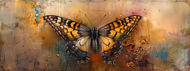 Fluttering Beauty: The Butterfly's Journey