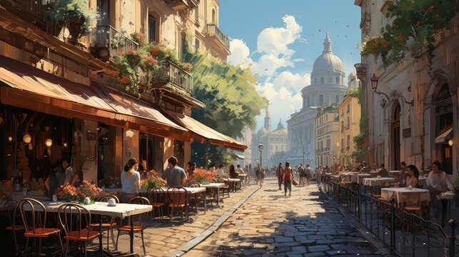 Fototapeta Summer Vacation in Rome