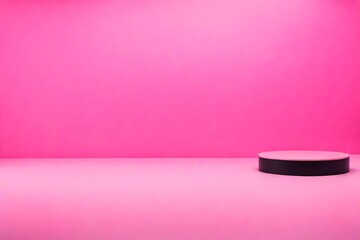 minimalist product presentation podium , purple background