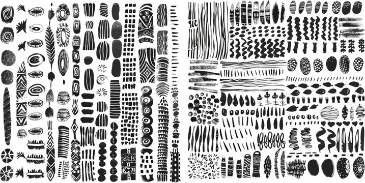 Brushes, can be used as line borders and dividers