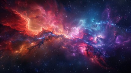 Fototapeta premium galaxy cloud nebula background