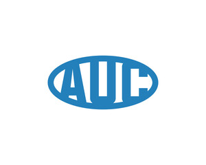 AUC Logo design vector template