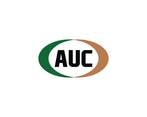 AUC Logo design vector template