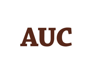 AUC Logo design vector template
