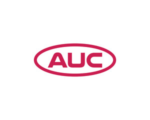 AUC Logo design vector template