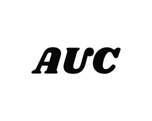 AUC Logo design vector template