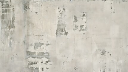 An abstract grunge white wall background with peeling paint and textures ideal for modern design concepts and backgrounds 