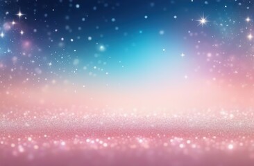 Spring lilac abstract background with bokeh lights