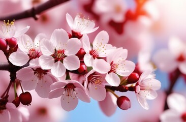 Obraz premium pink cherry blossoms