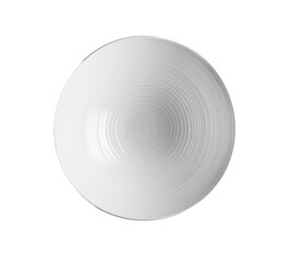 white plate on transparency background PNG