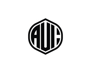 AUI Logo design vector template