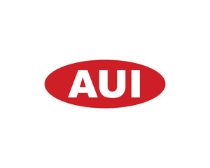 AUI Logo design vector template