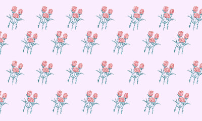 vintage flower pattern design_no2